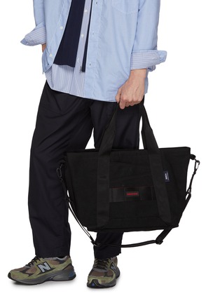 Front View - Click To Enlarge - COMME DES GARÇONS HOMME - X BRIEFING Bio Stone Treated Tote
