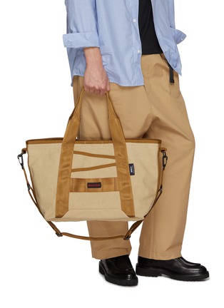 Figure View - Click To Enlarge - COMME DES GARÇONS HOMME - X BRIEFING Bio Stone Treated Tote