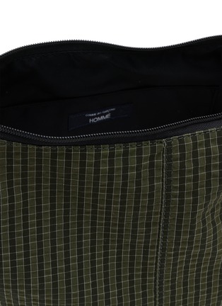 Detail View - Click To Enlarge - COMME DES GARÇONS HOMME - Checked Sling Bag