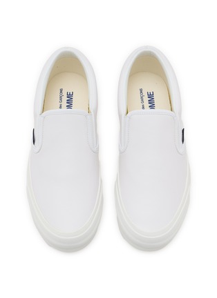 Detail View - Click To Enlarge - COMME DES GARÇONS HOMME - Low Top Leather Men's Sneakers