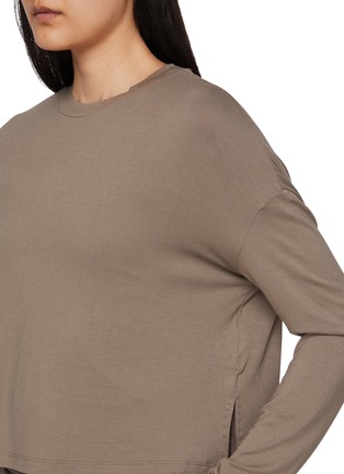  - NYLORA - Ingrid Long Sleeve Crewneck Cropped Top