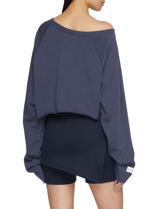 Back View - Click To Enlarge - NYLORA - Simone Long Sleeve Asymmetrical Top