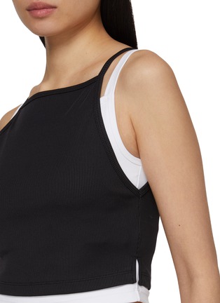  - NYLORA - Aubrey Sleeveless Mock Layered Ribbed Top