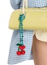 Front View - Click To Enlarge - STRING TING - Costa Azzura Cerise Bag Charm