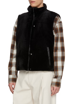 Detail View - Click To Enlarge - KRUF - Reversible Leather Vest