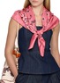 Figure View - Click To Enlarge - CALL IT BY YOUR NAME - Large Printed Silk Bandana