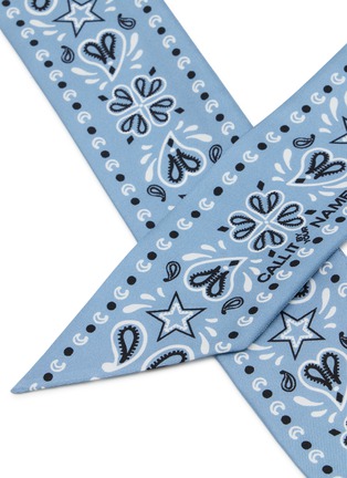 Detail View - Click To Enlarge - CALL IT BY YOUR NAME - Printed Silk Scarves