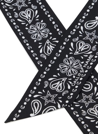 Detail View - Click To Enlarge - CALL IT BY YOUR NAME - Printed Silk Scarves