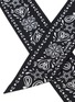 Detail View - Click To Enlarge - CALL IT BY YOUR NAME - Printed Silk Scarves
