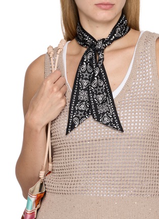 Figure View - Click To Enlarge - CALL IT BY YOUR NAME - Printed Silk Scarves
