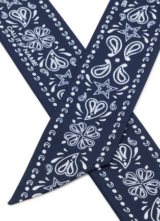 Detail View - Click To Enlarge - CALL IT BY YOUR NAME - Printed Silk Scarves