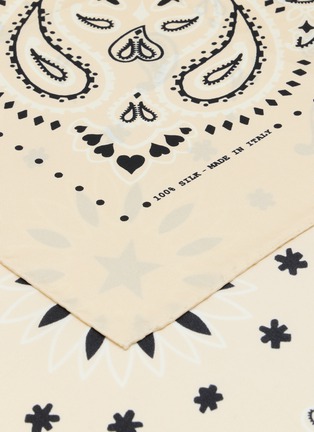 Detail View - Click To Enlarge - CALL IT BY YOUR NAME - Large Printed Silk Bandana