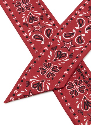 Detail View - Click To Enlarge - CALL IT BY YOUR NAME - Printed Silk Scarves