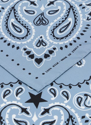 Detail View - Click To Enlarge - CALL IT BY YOUR NAME - Large Printed Silk Bandana