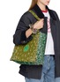 Figure View - Click To Enlarge - CALL IT BY YOUR NAME - Medium Cabas Clover Cotton Tote Bag