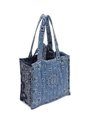 Detail View - Click To Enlarge - CALL IT BY YOUR NAME - Medium Cabas Mushroom Cotton Tote Bag