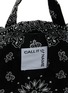 Detail View - Click To Enlarge - CALL IT BY YOUR NAME - Maxi Cabas Happy Face Cotton Tote Bag