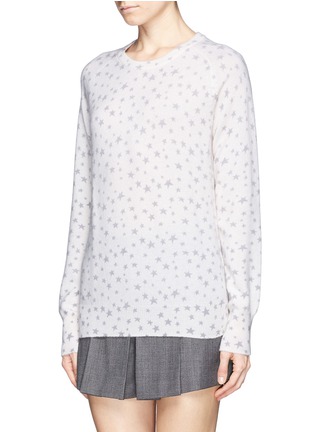Front View - Click To Enlarge - EQUIPMENT - 'Sloane' star cashmere sweater