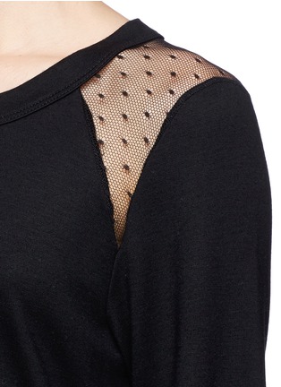 Detail View - Click To Enlarge - SEE BY CHLOÉ - Lace panel top