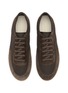 Detail View - Click To Enlarge - COMMON PROJECTS - Minimal Runner Suede Men's Sneakers