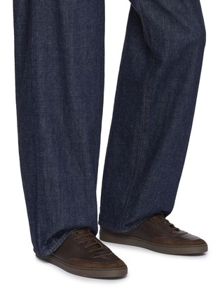 Figure View - Click To Enlarge - COMMON PROJECTS - Court Classic Leather Men's Sneakers