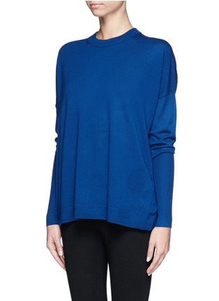 Front View - Click To Enlarge - ACNE STUDIOS - 'Delight O Mer' merino wool sweater