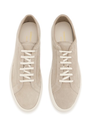 Detail View - Click To Enlarge - COMMON PROJECTS - Achilles Slim Premium Suede Men's Sneakers