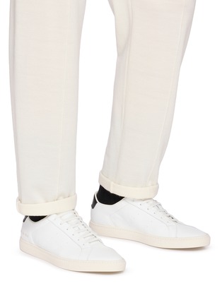 Figure View - Click To Enlarge - COMMON PROJECTS - Achilles Slim Retro Leather Men's Sneakers