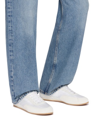 Figure View - Click To Enlarge - COMMON PROJECTS - Minimal Runner Suede Men's Sneakers