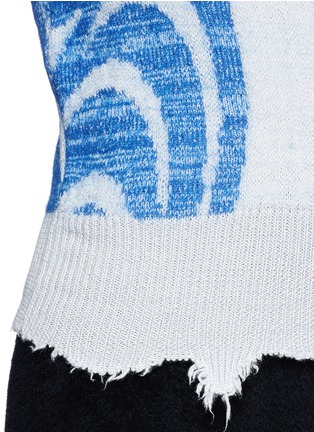 Detail View - Click To Enlarge - ACNE STUDIOS - 'Gaze ps' merino wool blend swirl mohair sweater