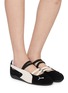 Figure View - Click To Enlarge - PUMA SHOES - Speedcat Suede Ballet Flats