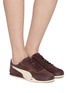 Figure View - Click To Enlarge - PUMA - Bella UT Suede Low Top Women's Sneakers