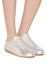 Figure View - Click To Enlarge - PUMA SHOES - Speedcat Silver Women's Sneakers