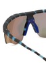 Detail View - Click To Enlarge - DISTRICT VISION - Junya Racer Acetate Irregular Sunglasses