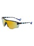 DISTRICT VISION Junya Racer Acetate Irregular Sunglasses