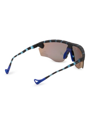 Figure View - Click To Enlarge - DISTRICT VISION - Junya Racer Acetate Irregular Sunglasses