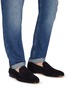 Figure View - Click To Enlarge - DOUCAL'S - Suede Penny Loafers