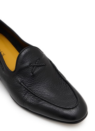 Detail View - Click To Enlarge - DOUCAL'S - Leather Penny Loafers