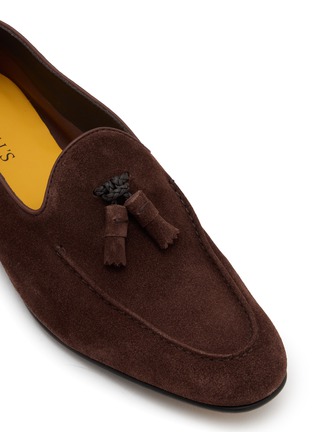 Detail View - Click To Enlarge - DOUCAL'S - Suede Penny Loafers