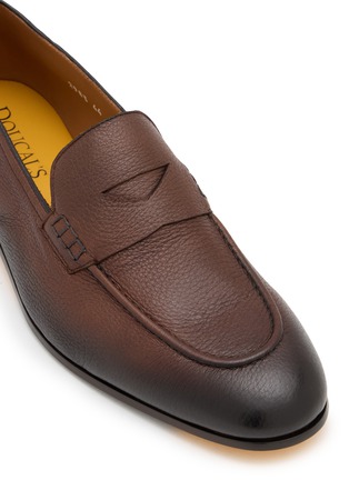 Detail View - Click To Enlarge - DOUCAL'S - Leather Penny Loafers