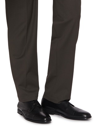 Figure View - Click To Enlarge - DOUCAL'S - Leather Derby Shoes
