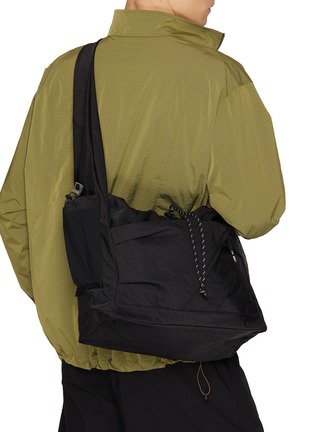 Figure View - Click To Enlarge - F/CE. - Furoshiki Textured Twill Shoulder Bag