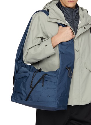 Figure View - Click To Enlarge - F/CE. - Furoshiki Textured Twill Shoulder Bag