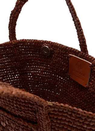 Detail View - Click To Enlarge - LIMAIA - Leslie Raffia Tote Bag