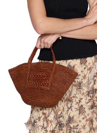 Figure View - Click To Enlarge - LIMAIA - Leslie Raffia Tote Bag