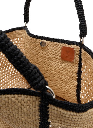 Detail View - Click To Enlarge - LIMAIA - Nivo Raffia Tote Bag