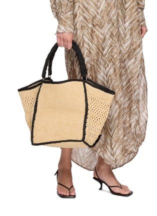 Figure View - Click To Enlarge - LIMAIA - Nivo Raffia Tote Bag
