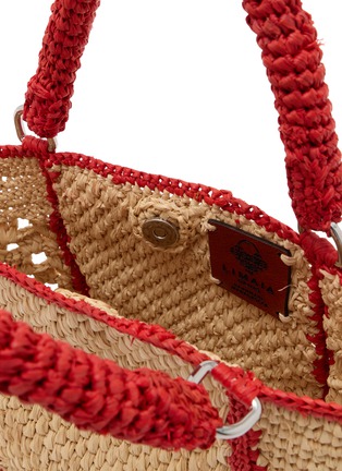 Detail View - Click To Enlarge - LIMAIA - Nivo Raffia Tote Bag