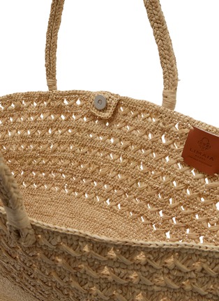 Detail View - Click To Enlarge - LIMAIA - Rinah Raffia Tote Bag