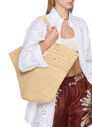Figure View - Click To Enlarge - LIMAIA - Rinah Raffia Tote Bag